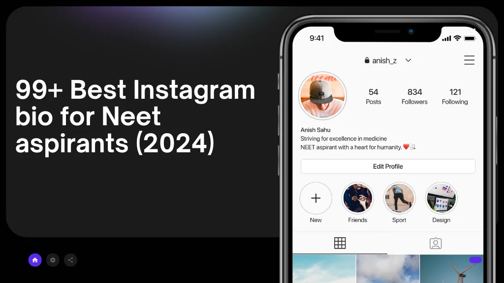 Instagram bio for neet aspirants