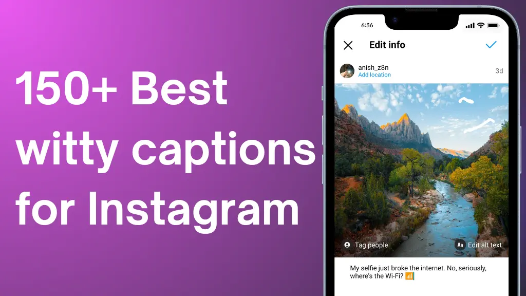 Best Witty Captions for Instagram