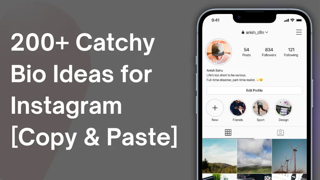 Catchy Bio Ideas for Instagram